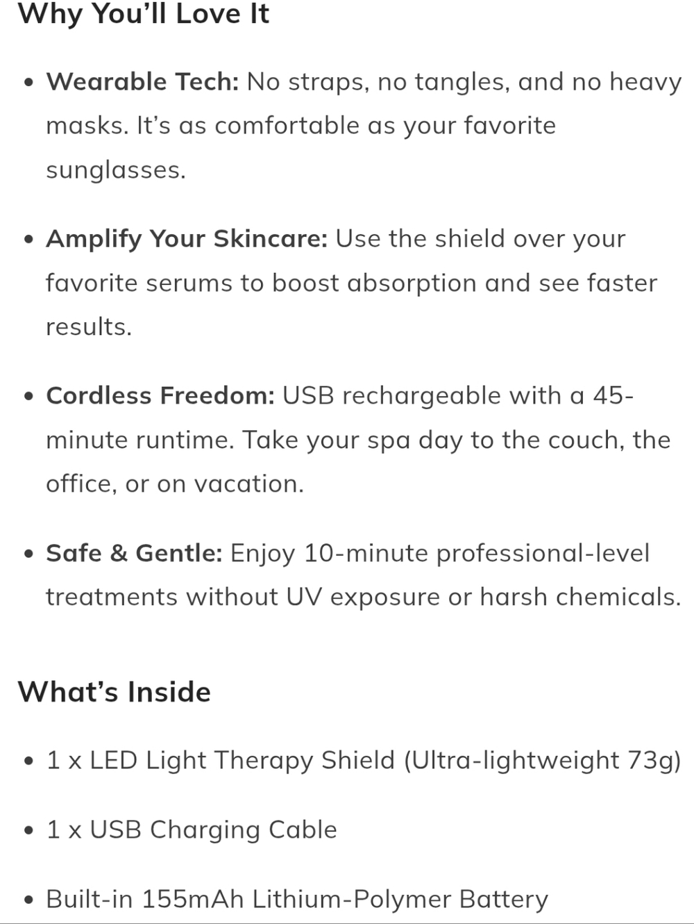 LED light Therapy Shield - Picture 6 of 6